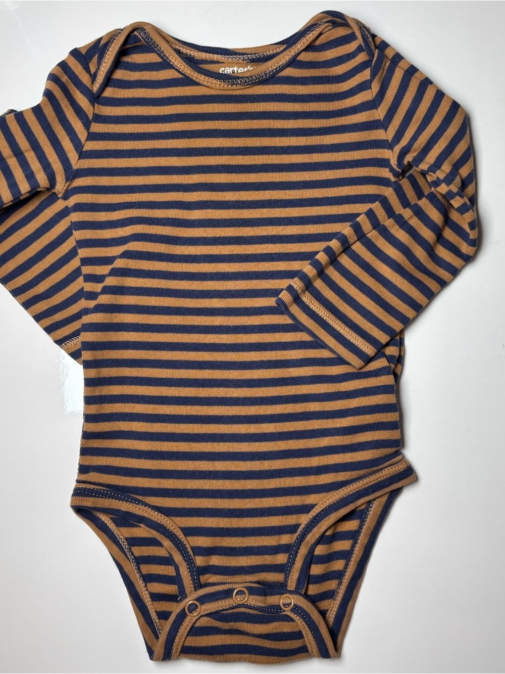 Earthtone Nautical Sailboat & Bear AOP Striped Bodysuit Bundle 5pcs 12-18M - Picture 6 of 13